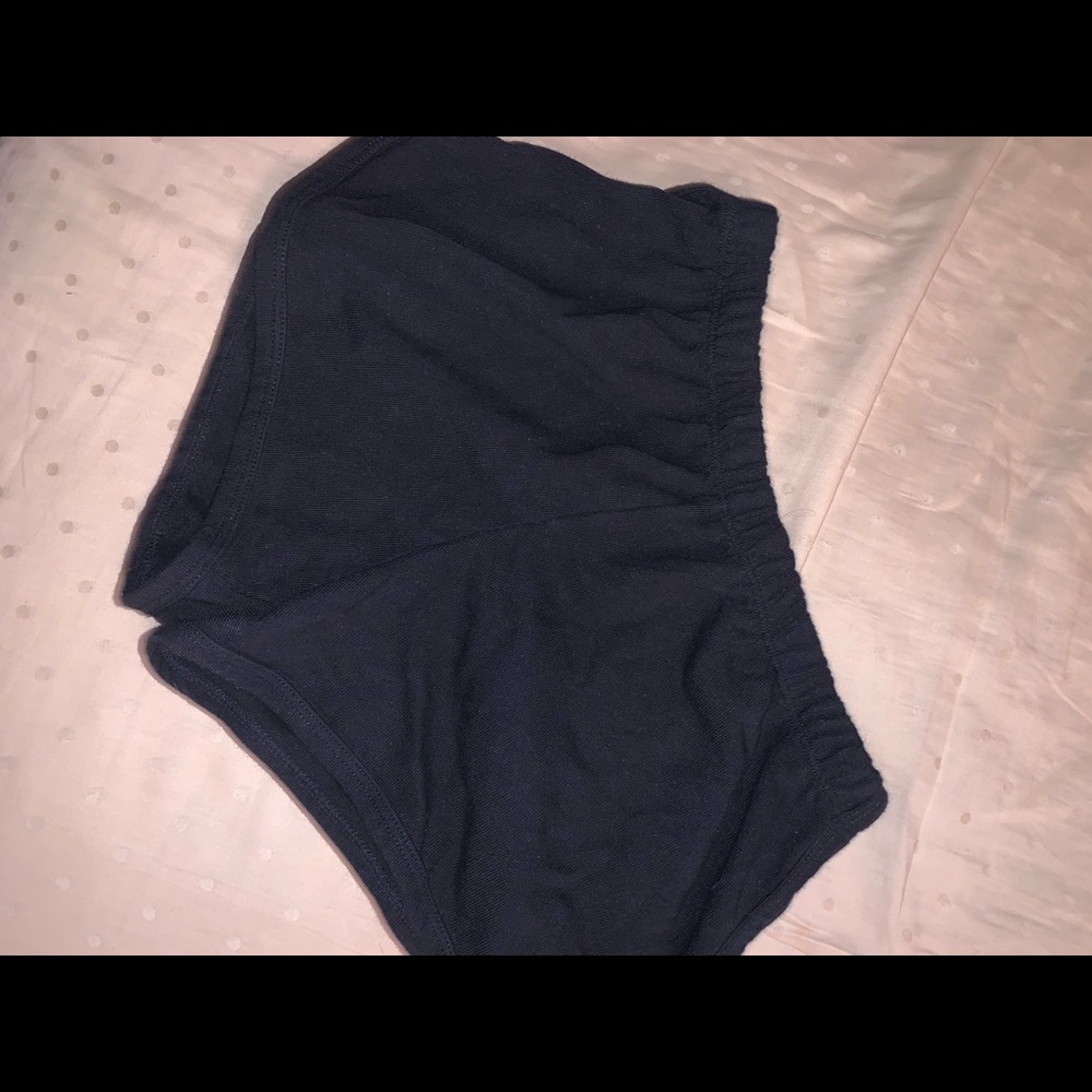 brandy melville blue pajama shorts